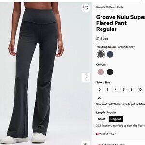 Lululemon Groove Flare Pant